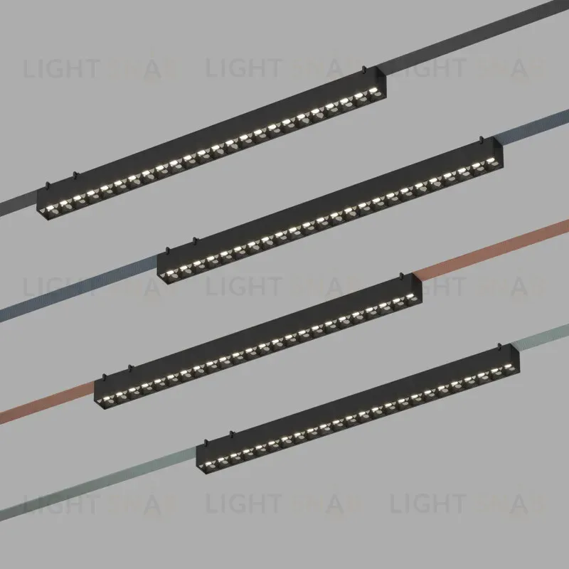 Трековый однофазный светильник Denkirs Belty grill DK5672-BK DK5672-BK