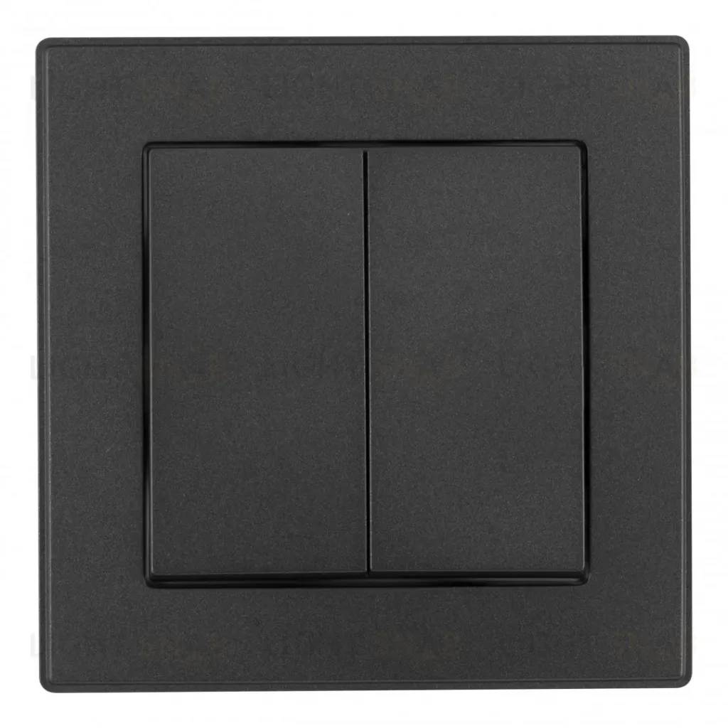 Выключатель двухклавишный Arte Milano SET06-1-30-2 black SET06-1-30-2 black