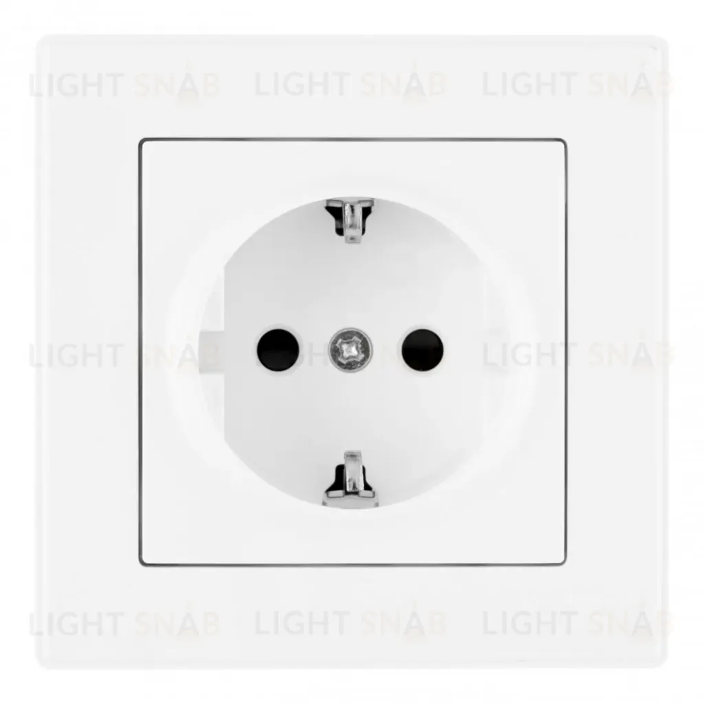 Комплект розетки с/з и шторками и рамкой Arte Milano SET06-1-40-1 white SET06-1-40-1 white