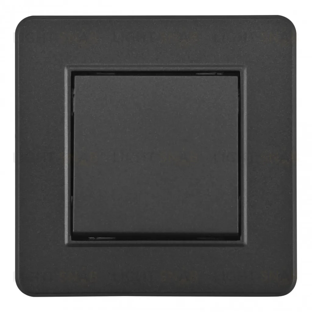 Выключатель одноклавишный Arte Milano SET16-1-30-1 black SET16-1-30-1 black