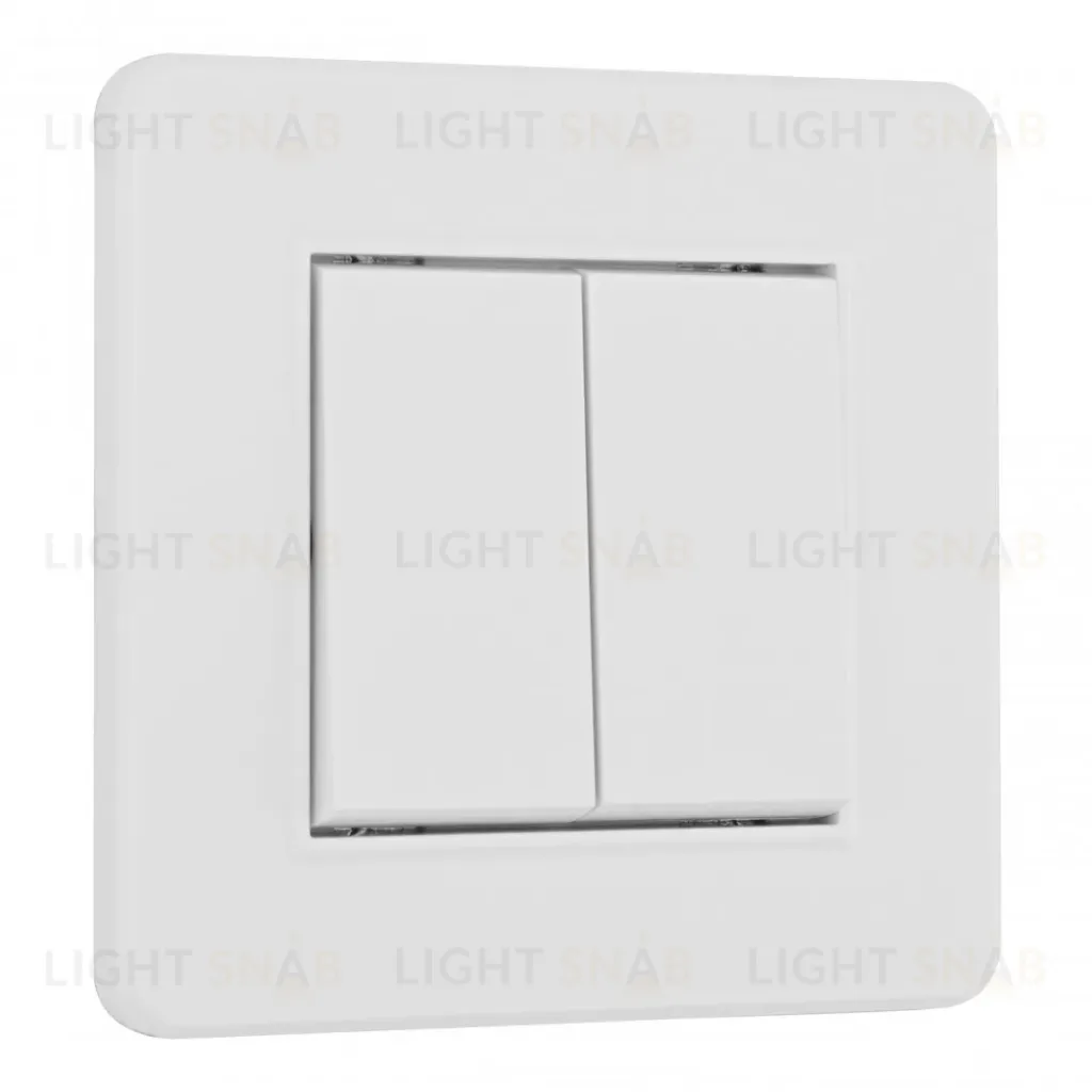 Выключатель двухклавишный Arte Milano SET16-1-30-2 white SET16-1-30-2 white
