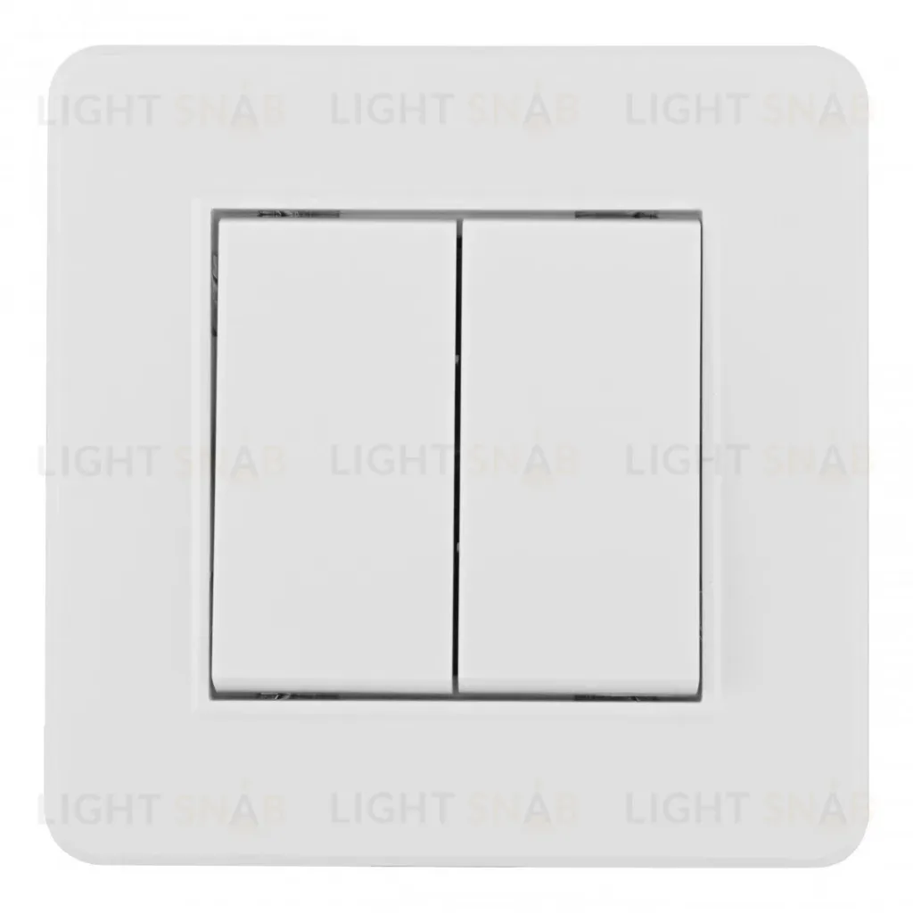 Выключатель двухклавишный Arte Milano SET16-1-30-2 white SET16-1-30-2 white