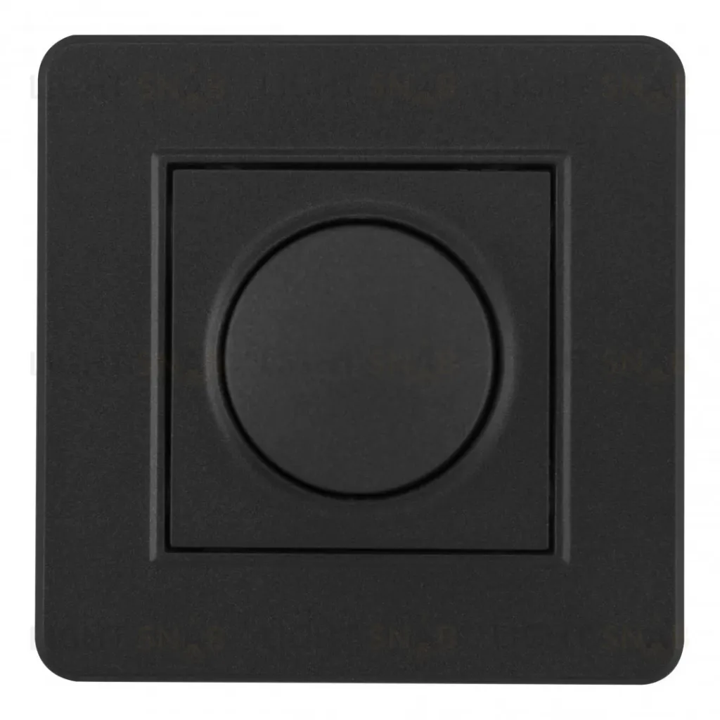 Диммер с рамкой Arte Milano SET16-1-48-1 black SET16-1-48-1 black