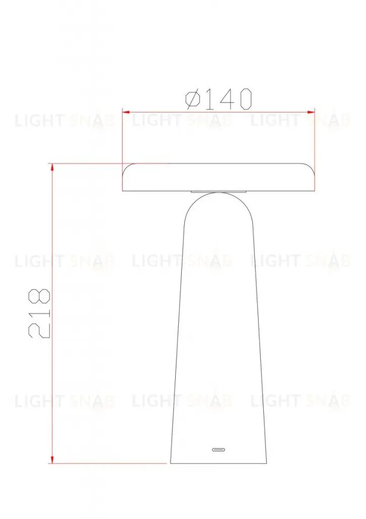 Настольная аккумуляторная лампа Freya Mushroom FR6109TL-L4W FR6109TL-L4W