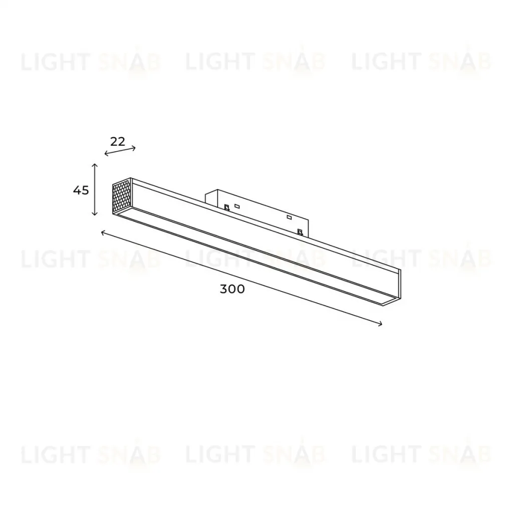 Трековый магнитный светильник Hesby Lighting ElDeko HSBL_0078 HSBL_0078