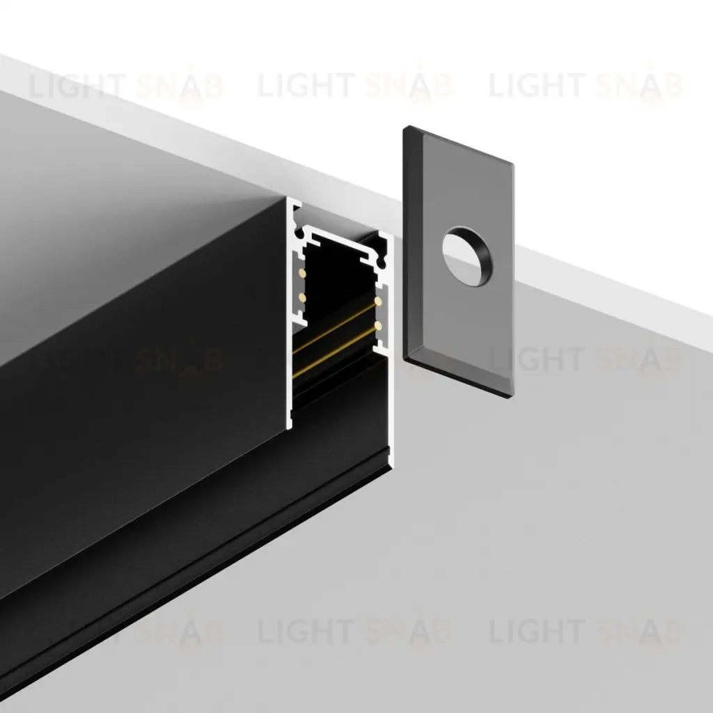 Шинопровод трехфазный накладной с заглушками Hesby Lighting ElDeko HSBL_0051_1 HSBL_0051_1