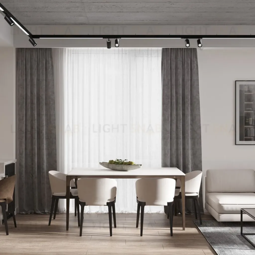 Шинопровод трехфазный накладной с заглушками Hesby Lighting ElDeko HSBL_0051_1 HSBL_0051_1