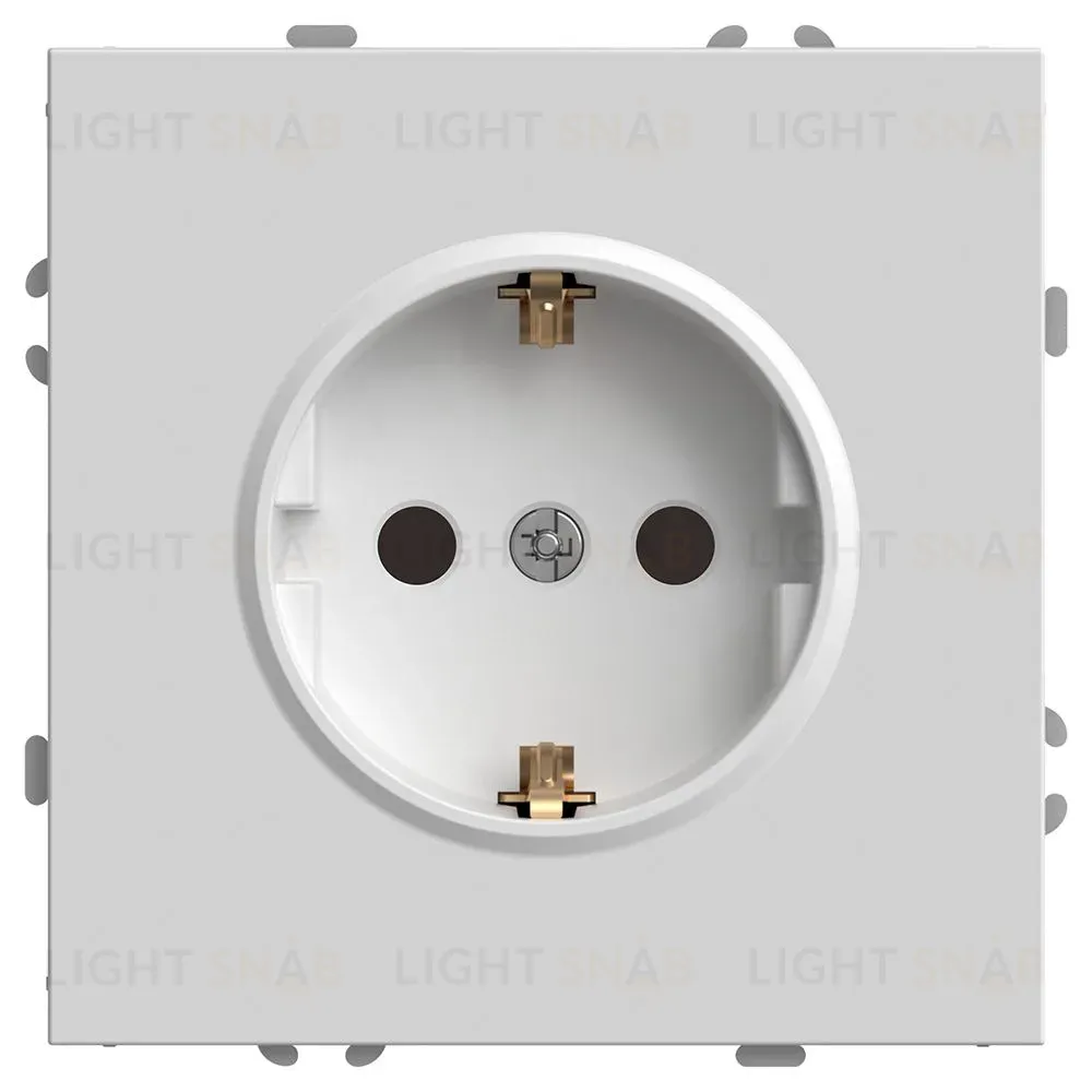 Розетка 1-местная с/з с защитной шторкой Stekker Эмили RST16-5110-01ZK 50235 50235