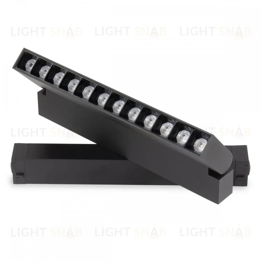 Трековый однофазный светильник AM Group Plain Opal AM591 9W 3000K BK AM591 9W 3000K BK