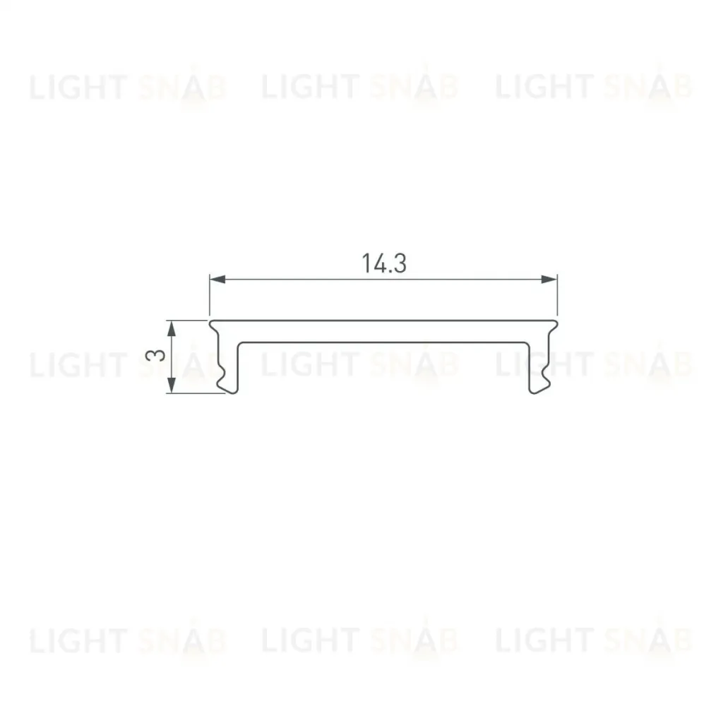 Экран Arlight SL-SLIM15-H10-W14-2000 OPAL 056893 056893