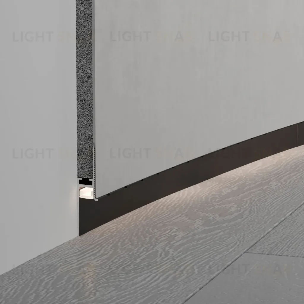 Профиль Arlight PLINTUS-FANTOM-BENT-H20-SIDE-2000 BLACK 043673(1) 043673(1)