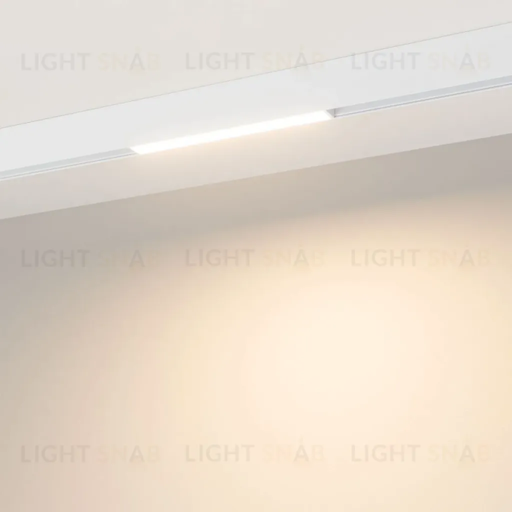 Трековый магнитный светильник Arlight MAG-ORIENT-FLAT-L235-8W Warm3000 (WH, 100 deg, 48V, DALI) 035835(1) 035835(1)