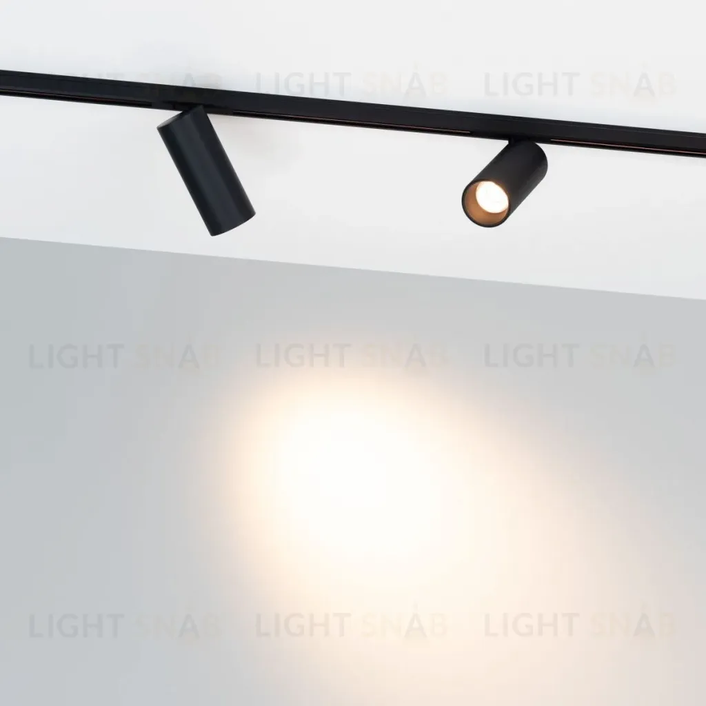 Трековый магнитный светильник Arlight MAG-MICROCOSM-SPOT-R35-5W Warm3000 (BK, 36 deg, 24V) 043252(1) 043252(1)
