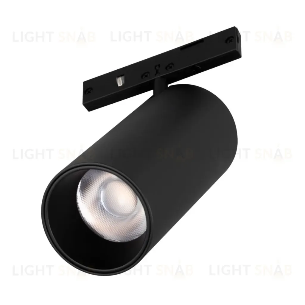 Трековый магнитный светильник Arlight MAG-MICROCOSM-SPOT-R35-5W Warm3000 (BK, 36 deg, 24V) 043252(1) 043252(1)