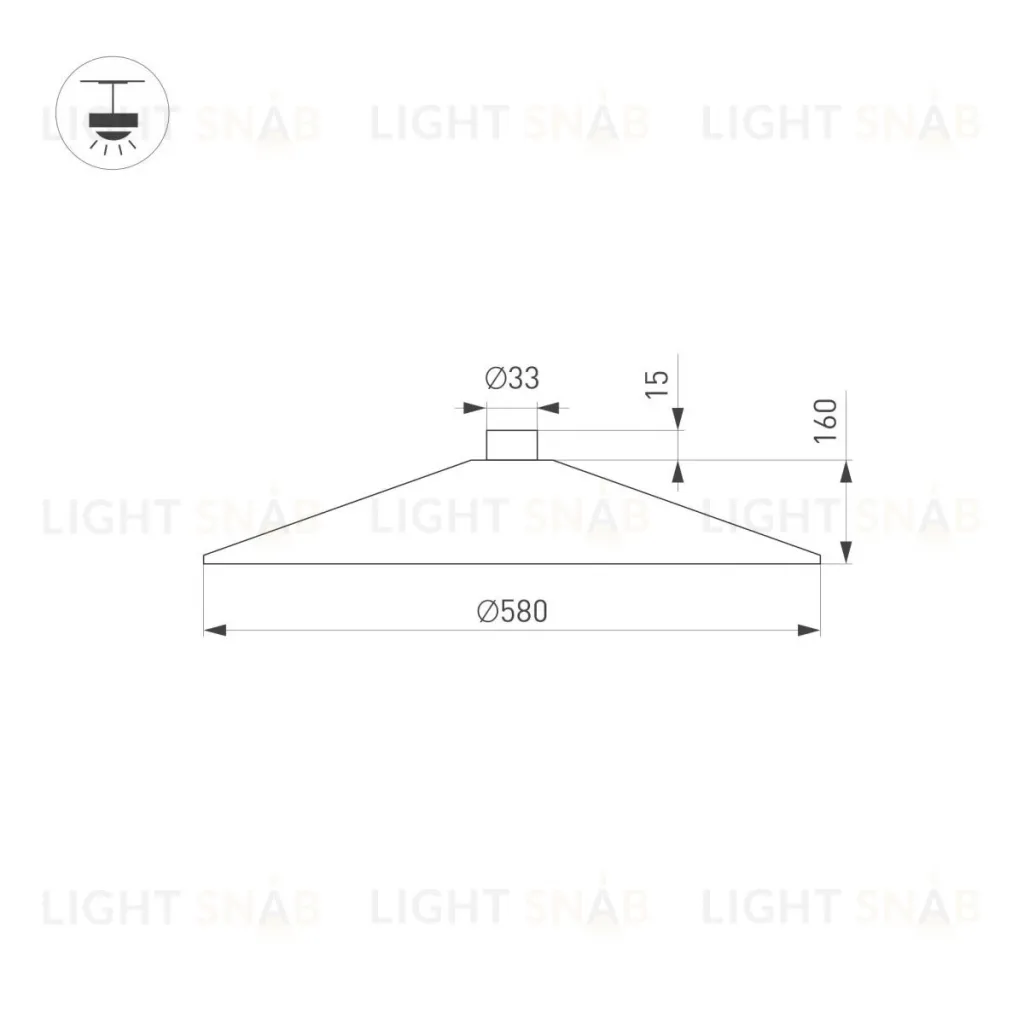 Трековый светильник Arlight ART-INBELT-WOK-R580-20W Day4000-MIX (BK, 110 deg, 48V, DALI) 051190 051190