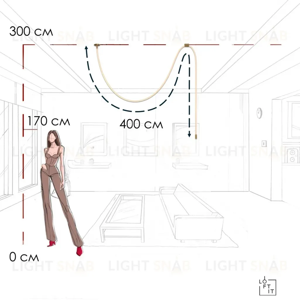 Потолочный светильник Loft IT Thread 10388A Brass 10388A Brass