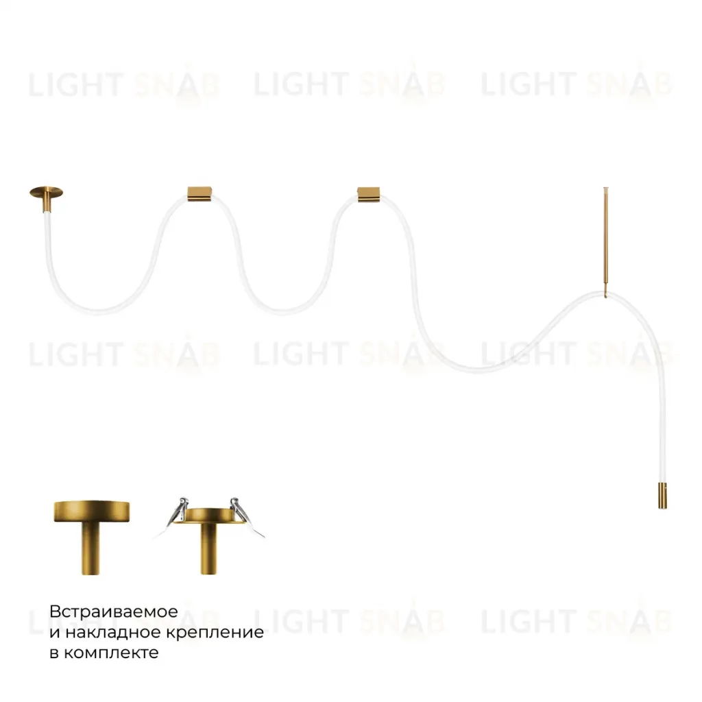 Потолочный светильник Loft IT Thread 10388B Brass 10388B Brass