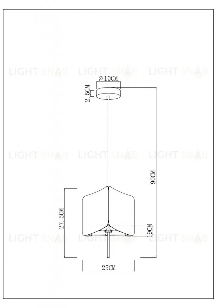 Подвесной светильник Arte Lamp Trixie A7084SP-1BK A7084SP-1BK