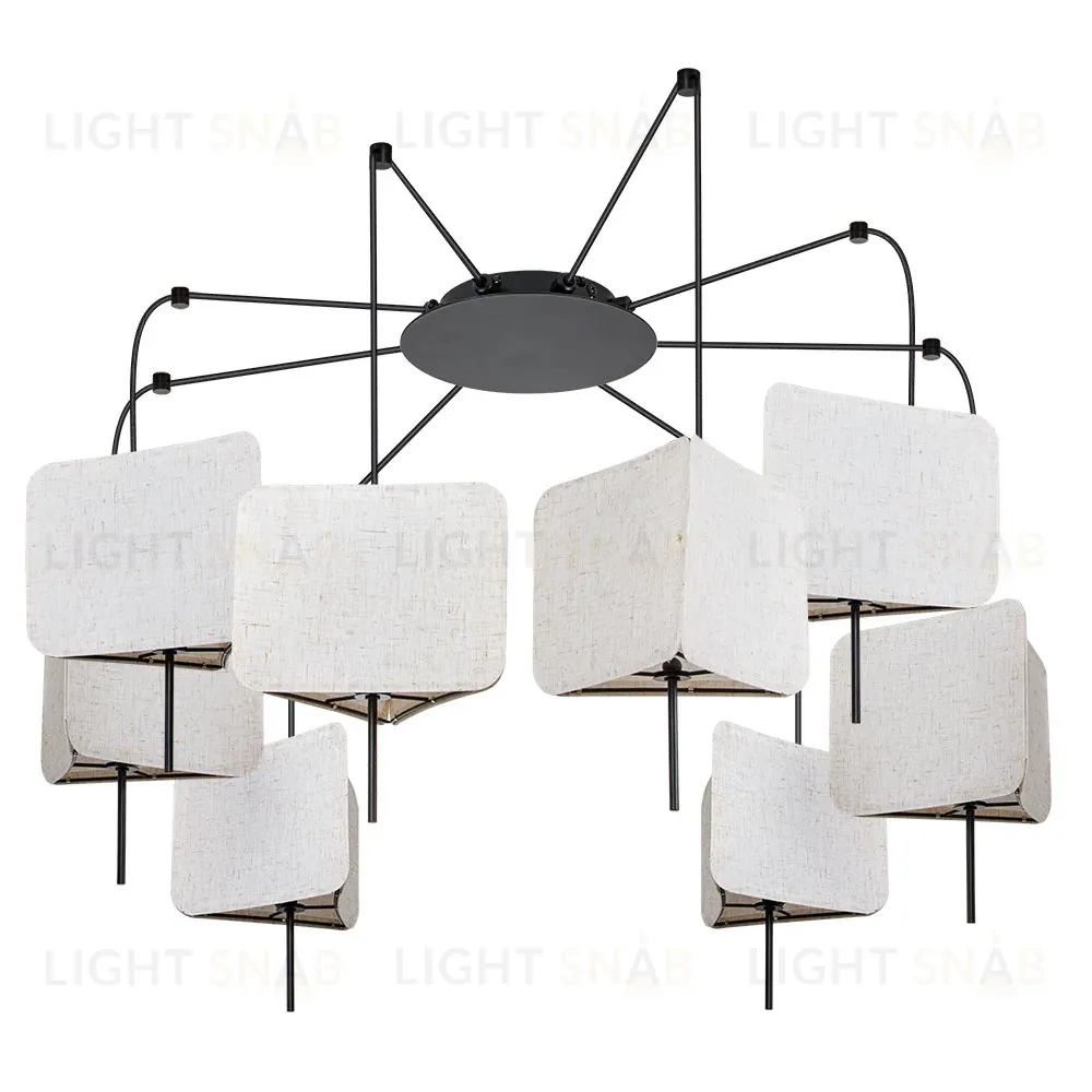 Подвесная люстра Arte Lamp Trixie A7084SP-8BK A7084SP-8BK