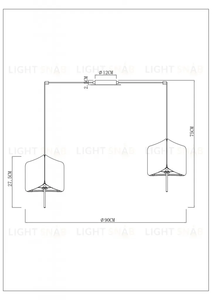 Подвесная люстра Arte Lamp Trixie A7084SP-8BK A7084SP-8BK