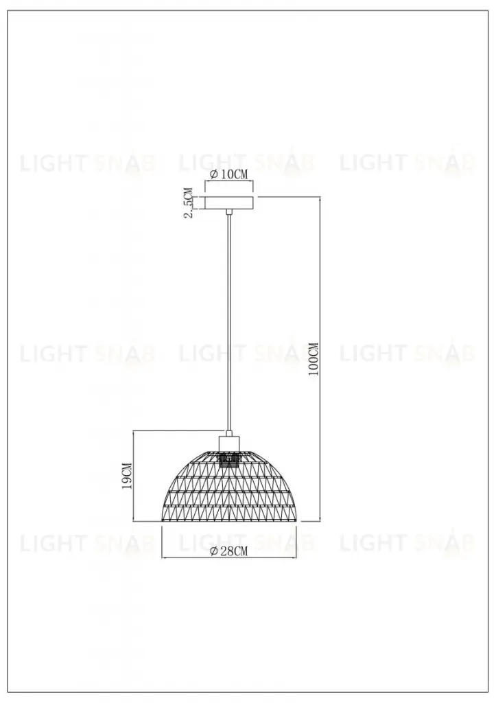 Подвесной светильник Arte Lamp Brushwood A7086SP-1BK A7086SP-1BK