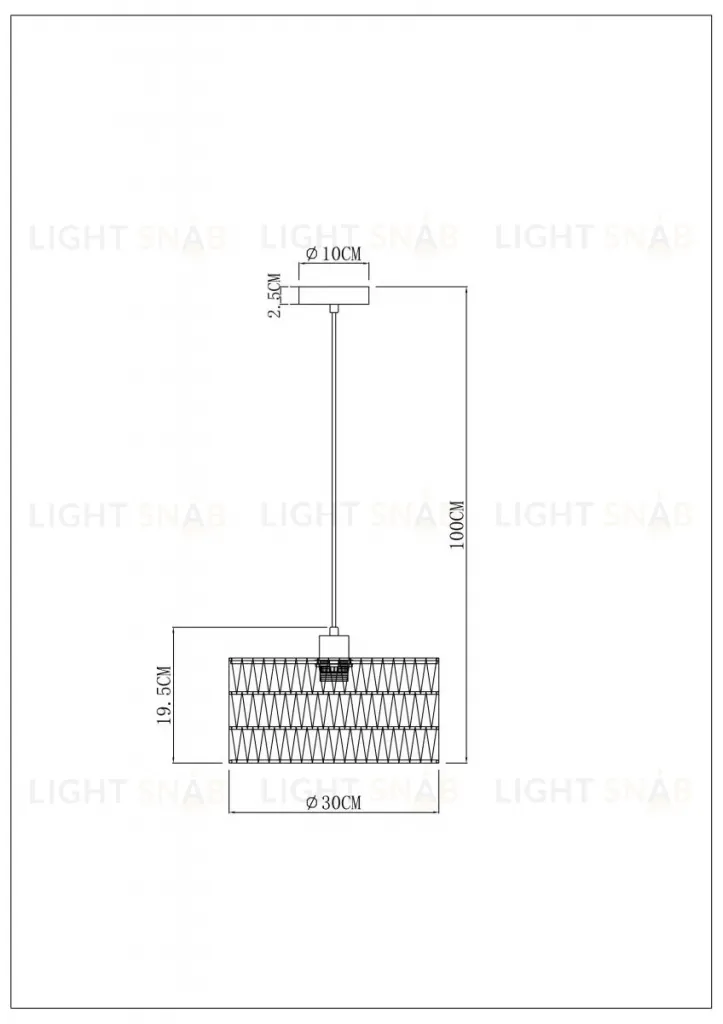 Подвесной светильник Arte Lamp Brushwood A7088SP-1BK A7088SP-1BK