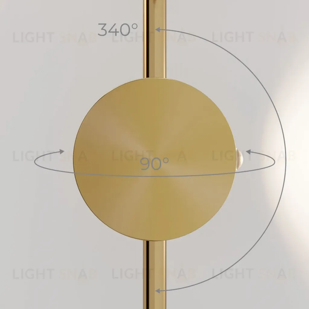 Настенный светильник Elektrostandard Illume латунь (40154/LED) 4000K 4690389217227 a070999 4690389217227
