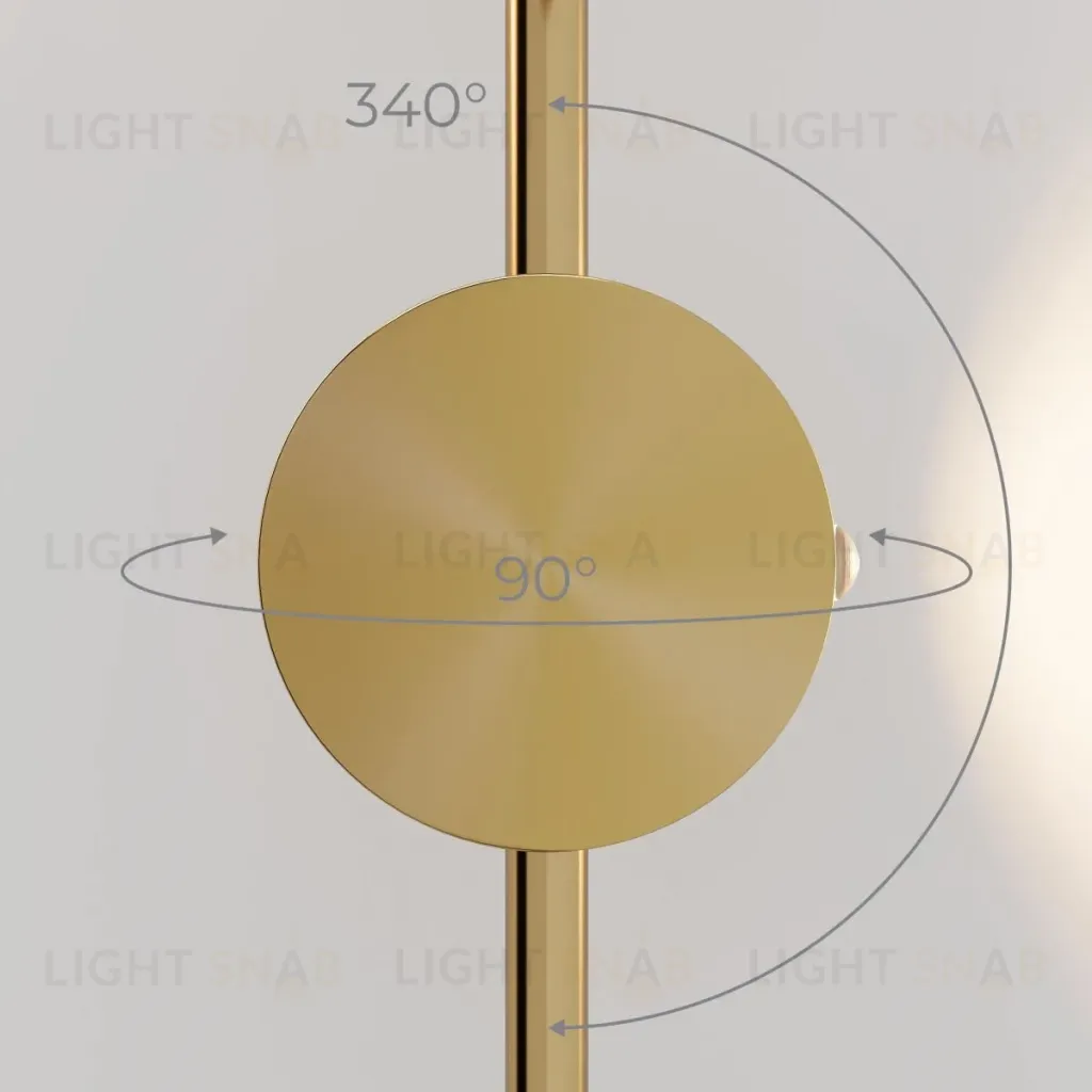Настенный светильник Elektrostandard Illume латунь (40154/LED) 3000K 4690389217210 a070998 4690389217210