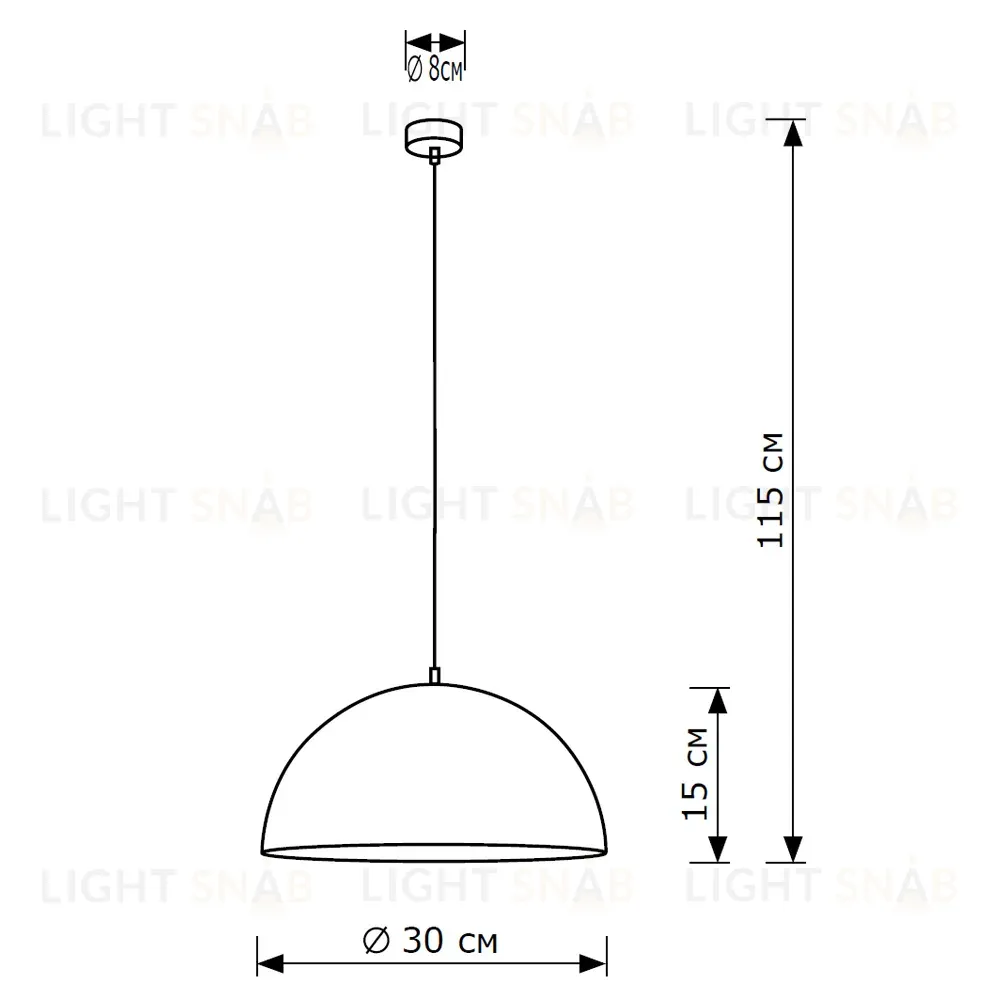Подвесной светильник LightHall Amber 30 LH032019 LH032019