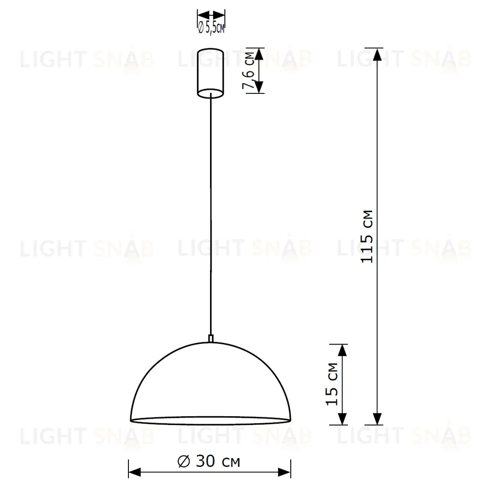 Подвесной светильник LightHall Aurora 30 LH032030 LH032030