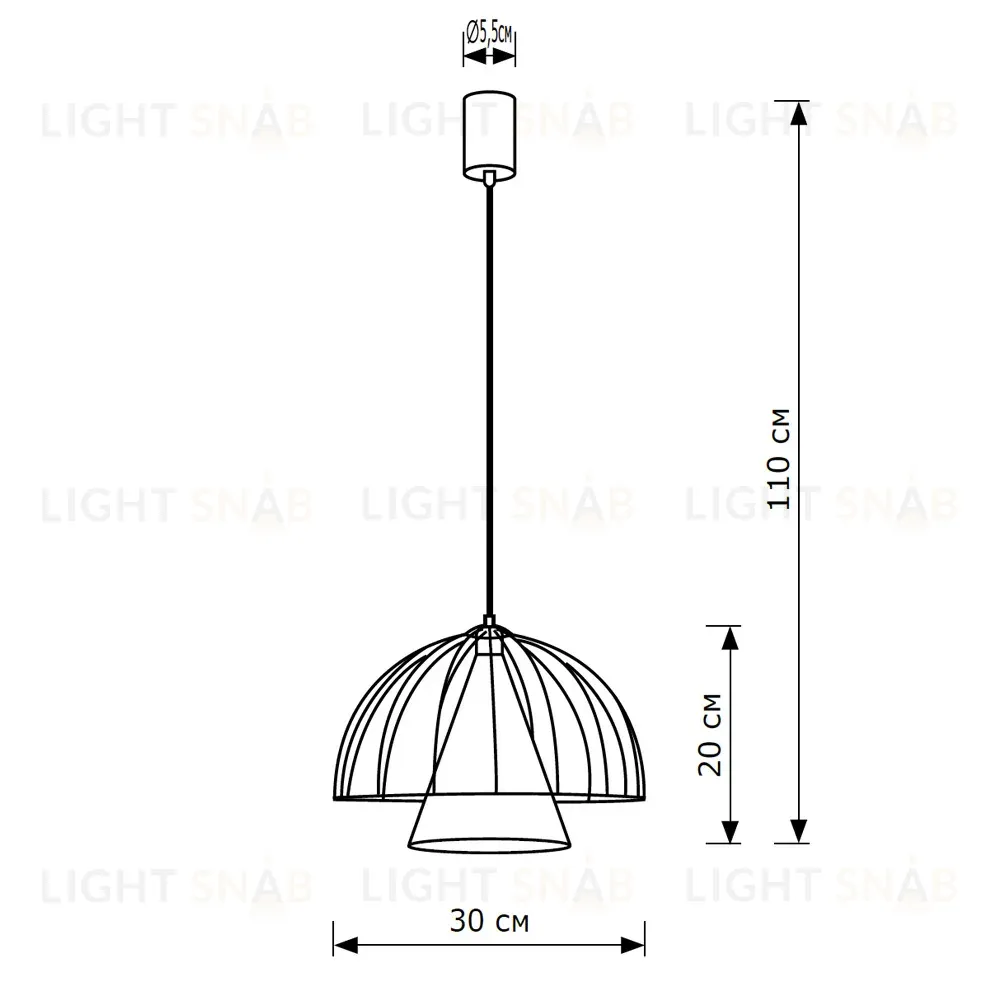 Подвесной светильник LightHall Iris LH012097 LH012097