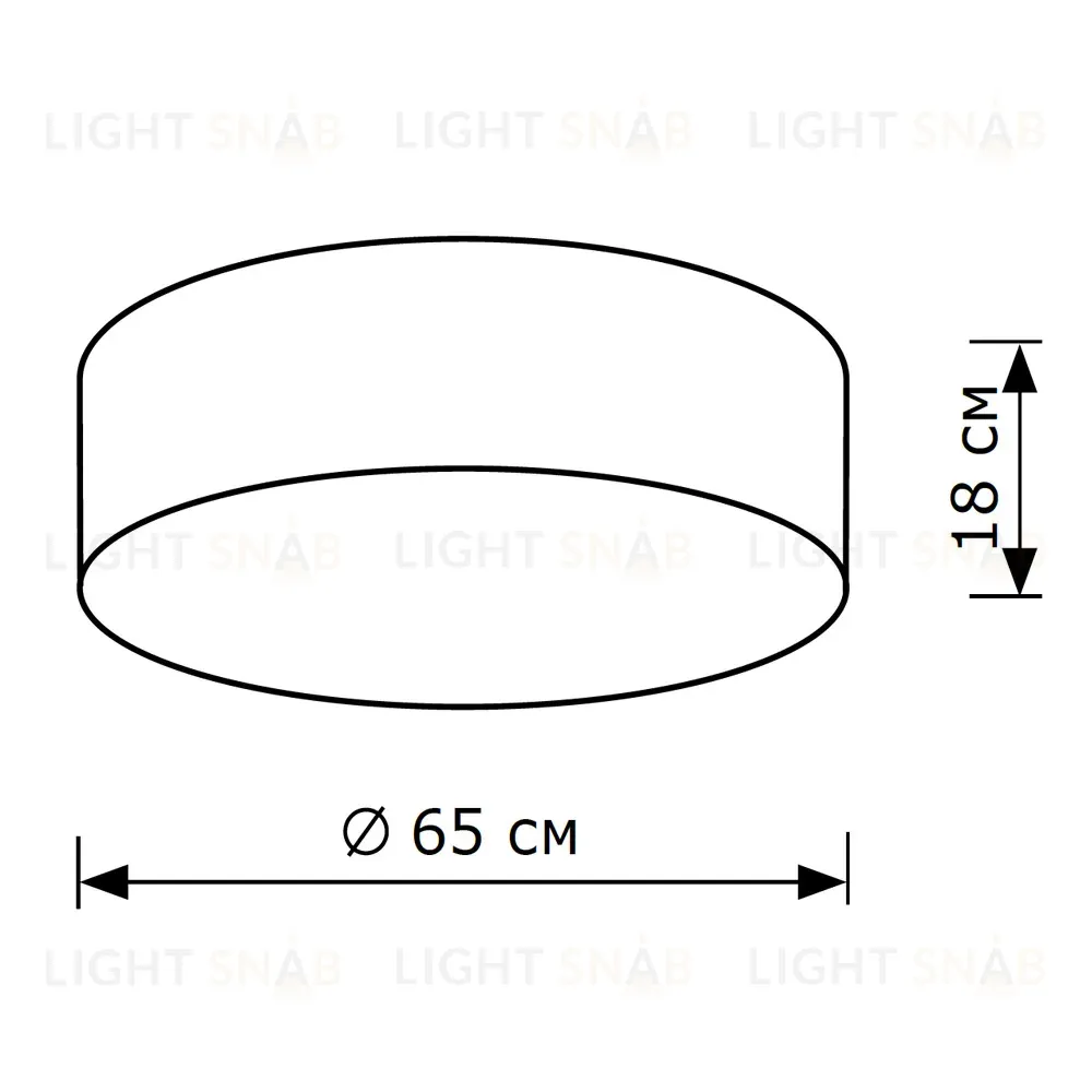 Потолочный светильник LightHall Camerona 65 LH022028 LH022028