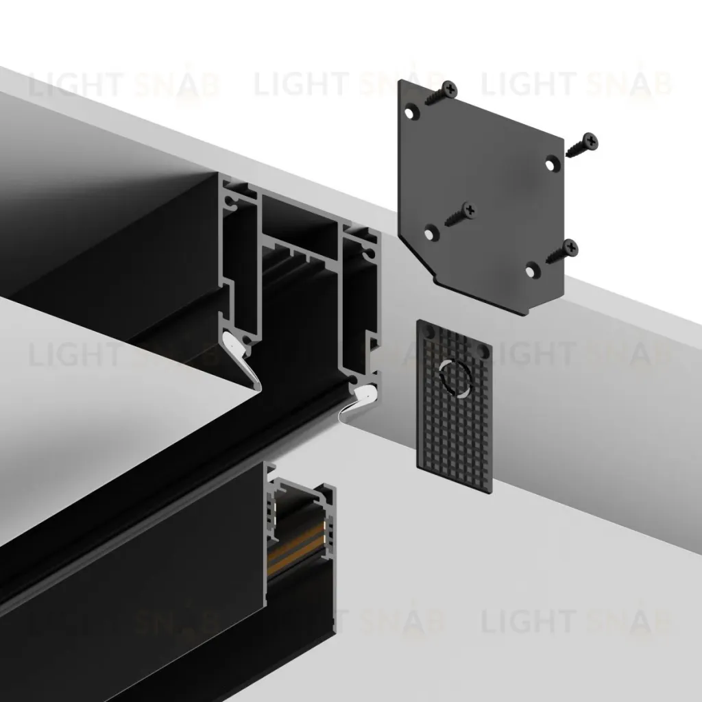 Шинопровод магнитный под натяжной потолок Hesby Lighting ElDeko HSBL_0072_1 HSBL_0072_1