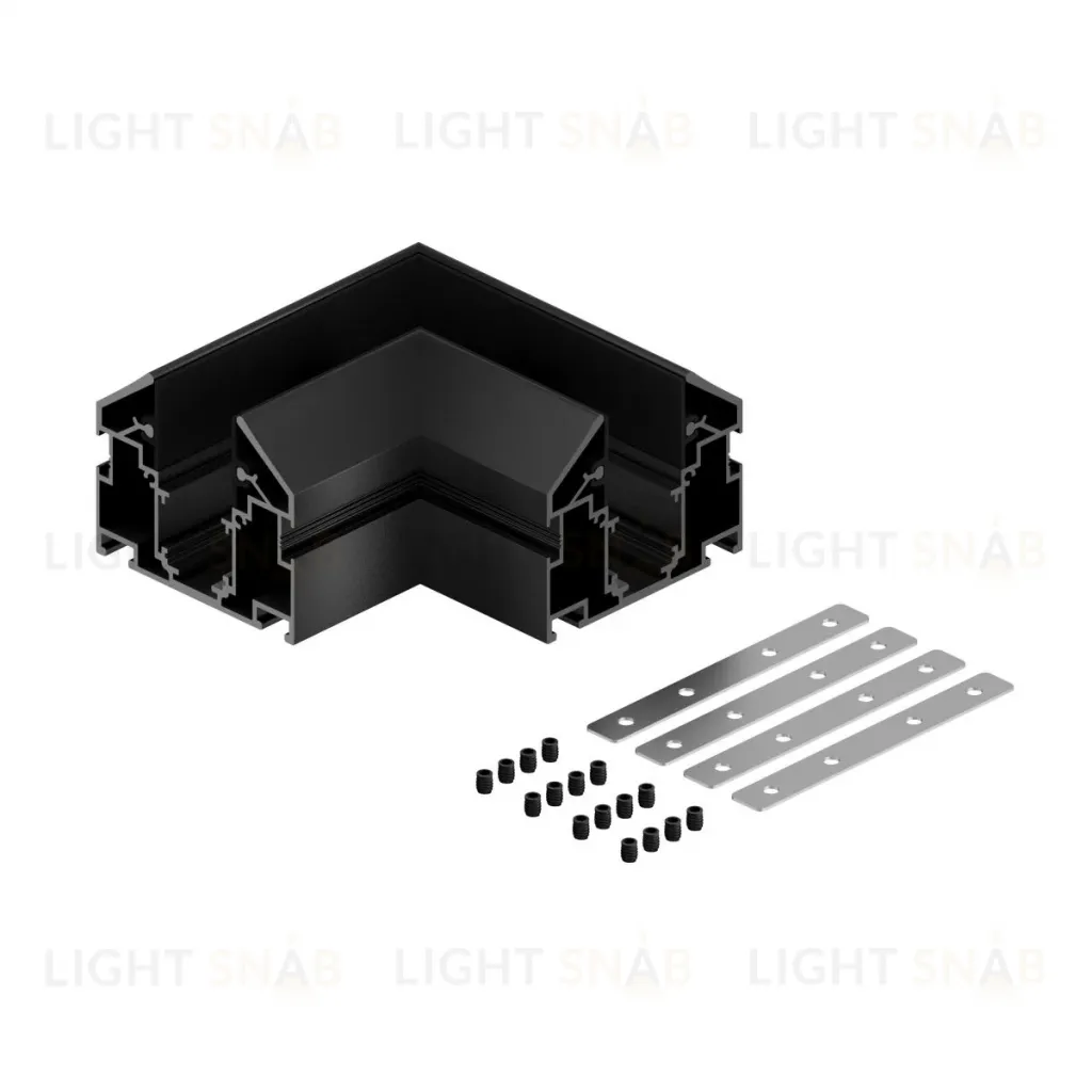 Коннектор угловой внутренний для шинопровода под натяжной потолок Hesby Lighting ElDeko HSBL_0187 HSBL_0187