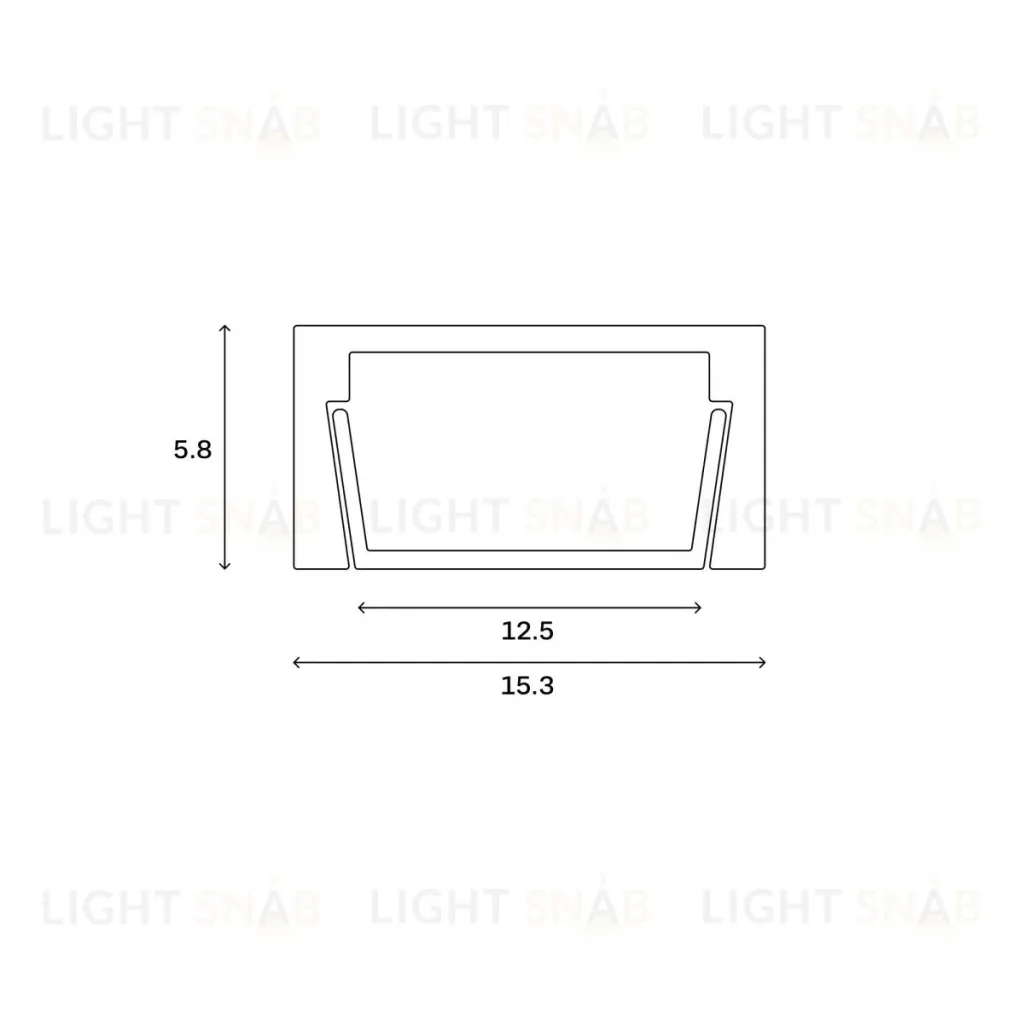 Накладной профиль для светодиодной ленты Hesby Lighting Line HSBL_0196 HSBL_0196