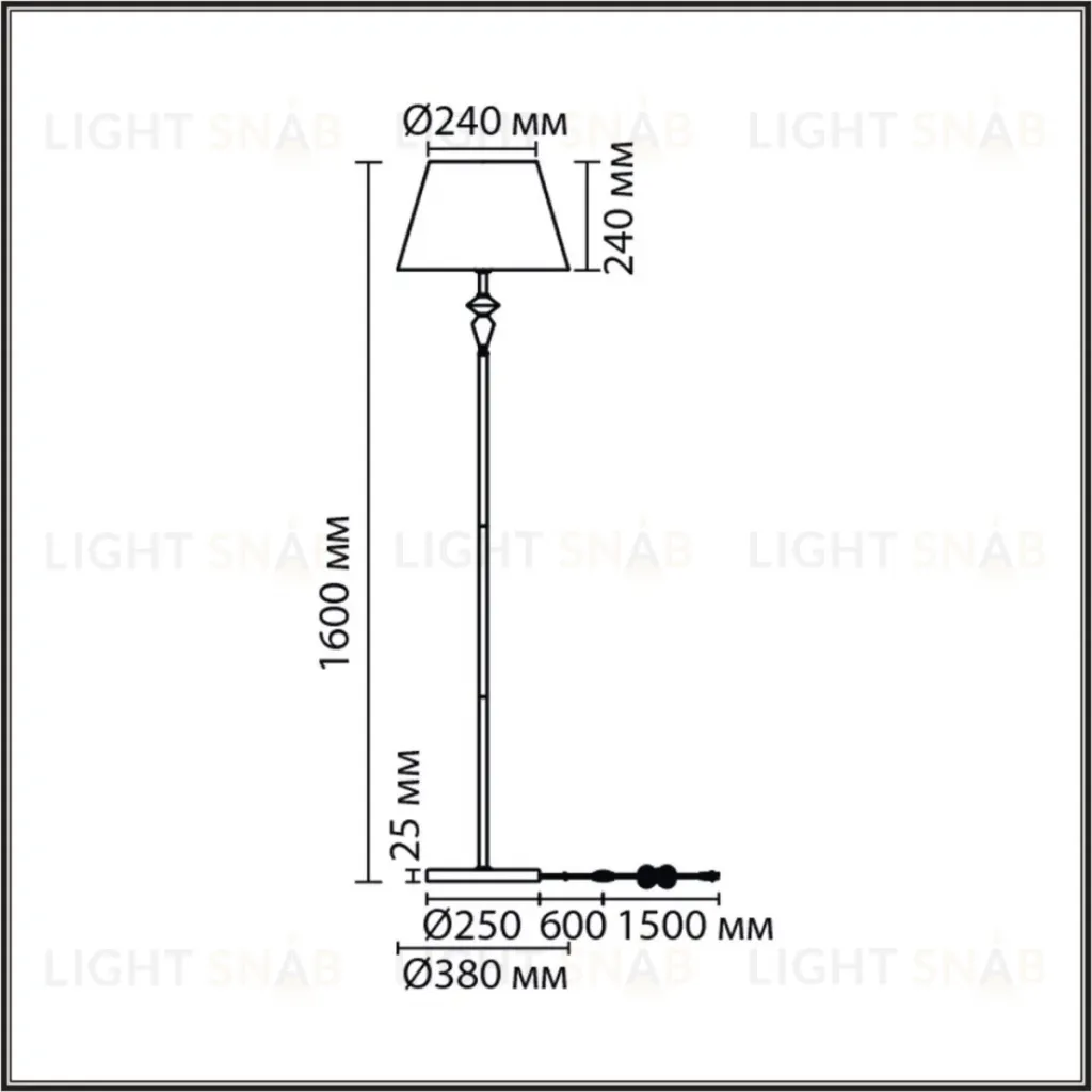 Торшер Lumion Classi Vermont 8274/1F 8274/1F