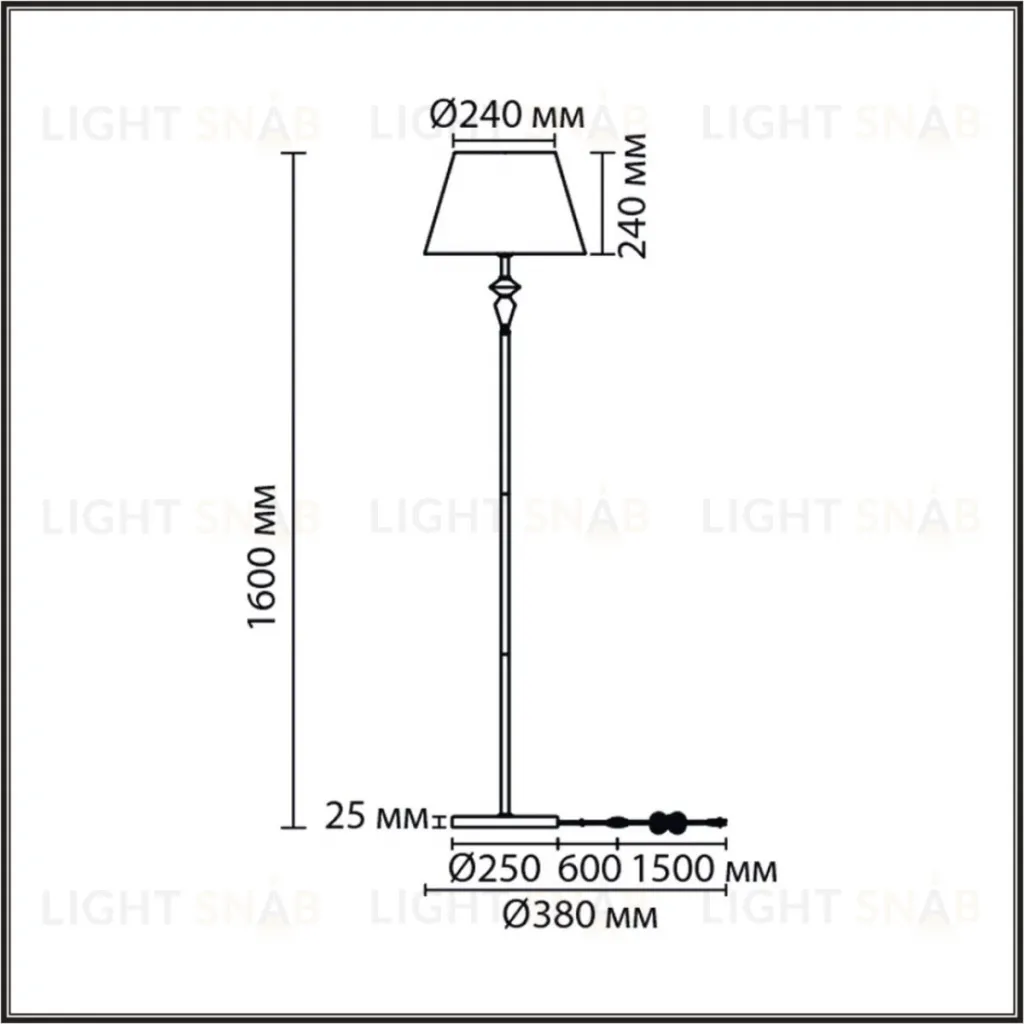Торшер Lumion Classi Vermont 8275/1F 8275/1F