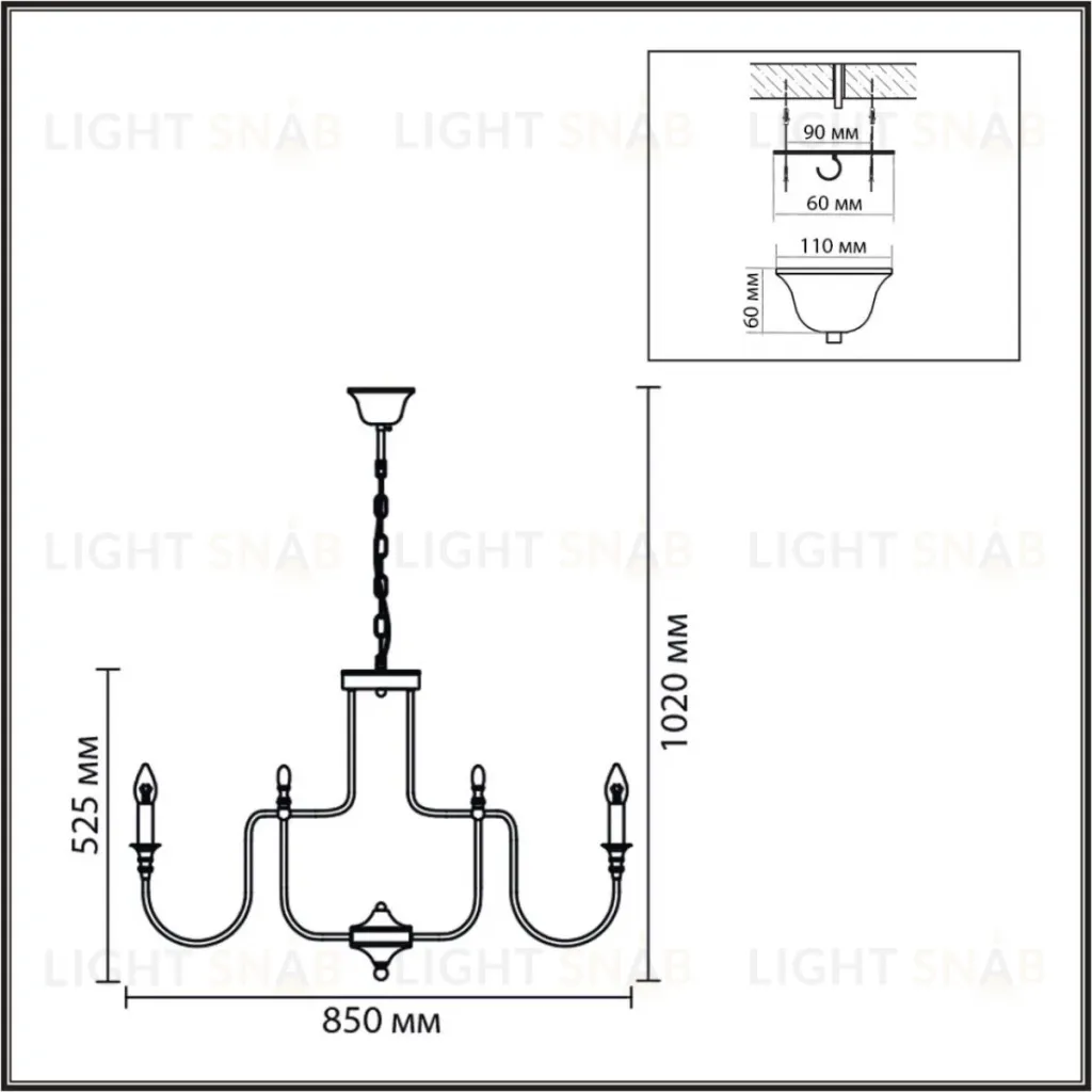 Подвесная люстра Lumion Classi Suana 8317/12 8317/12