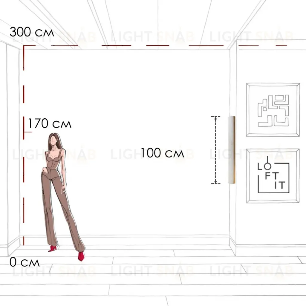 Настенный светильник Loft IT Mondrian 10408W/1000 10408W/1000