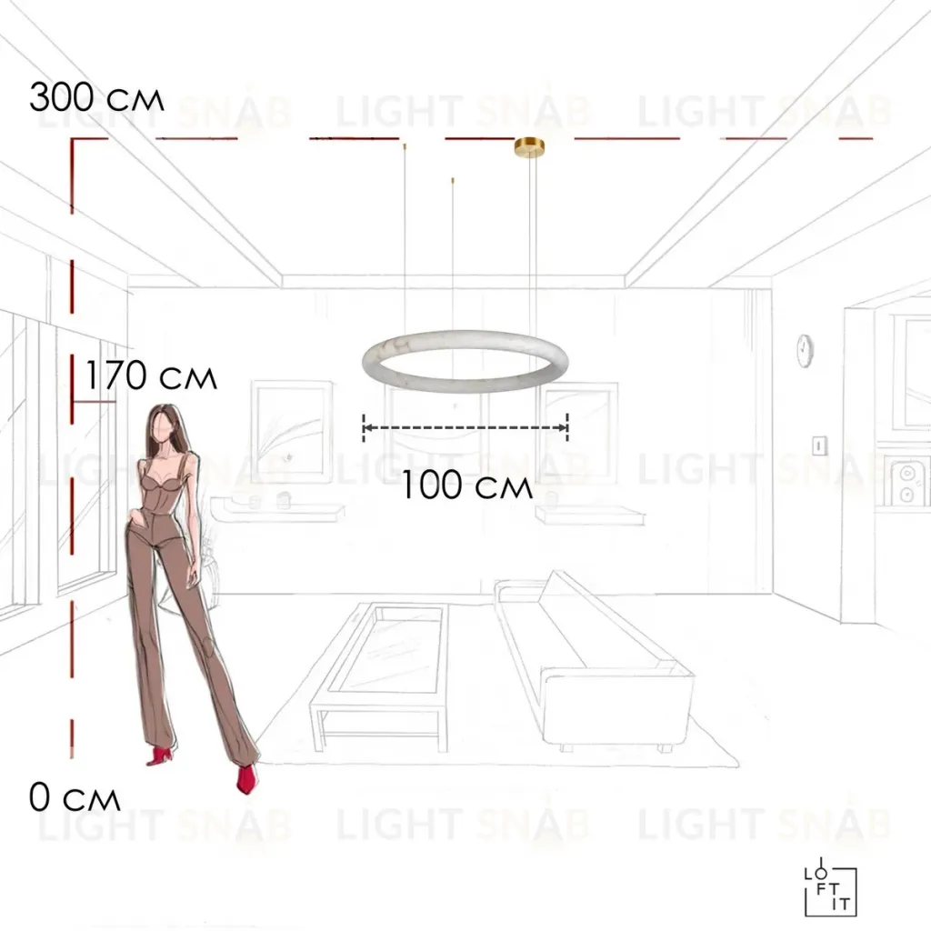 Подвесная люстра Loft IT Oslo 10407/1000 10407/1000