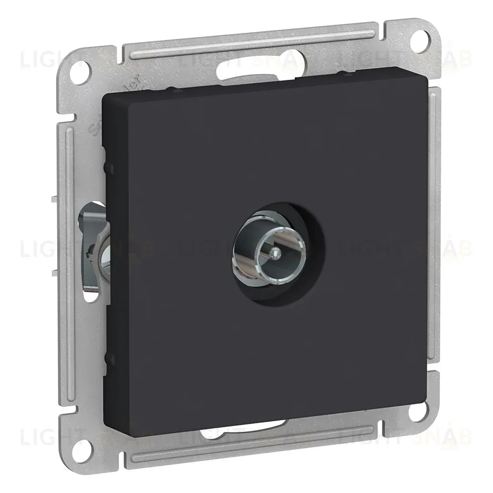 Розетка TV проходная 4DB Systeme Electric AtlasDesign Карбон ATN001092 ATN001092