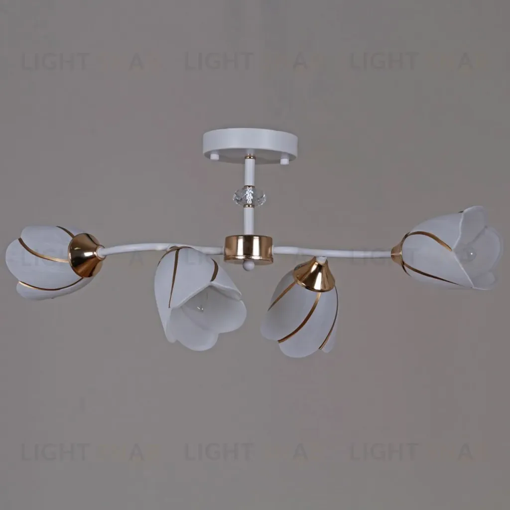 Потолочная люстра Reluce 35360-0.3-04 WH+FG 35360-0.3-04 WH+FG