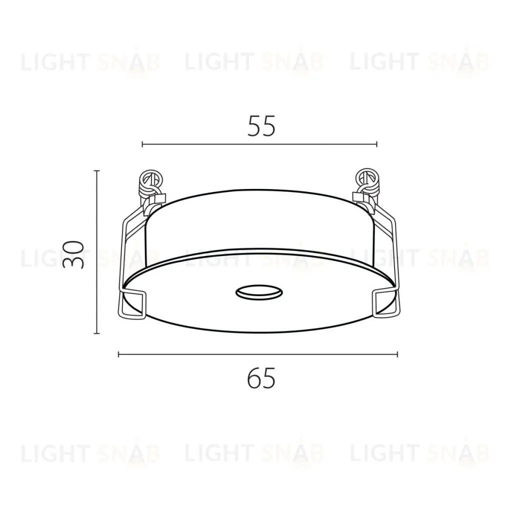 Рамка для светильников плоская Lightstar Spira 0741х6 (D65) 074106-12 074106-12