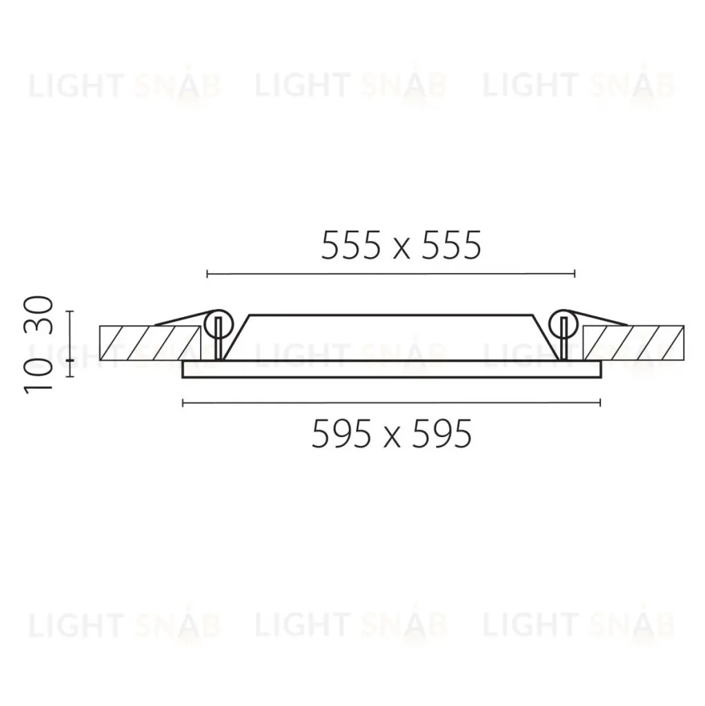 Встраиваемый светильник Lightstar Zocco Qua 224364 224364