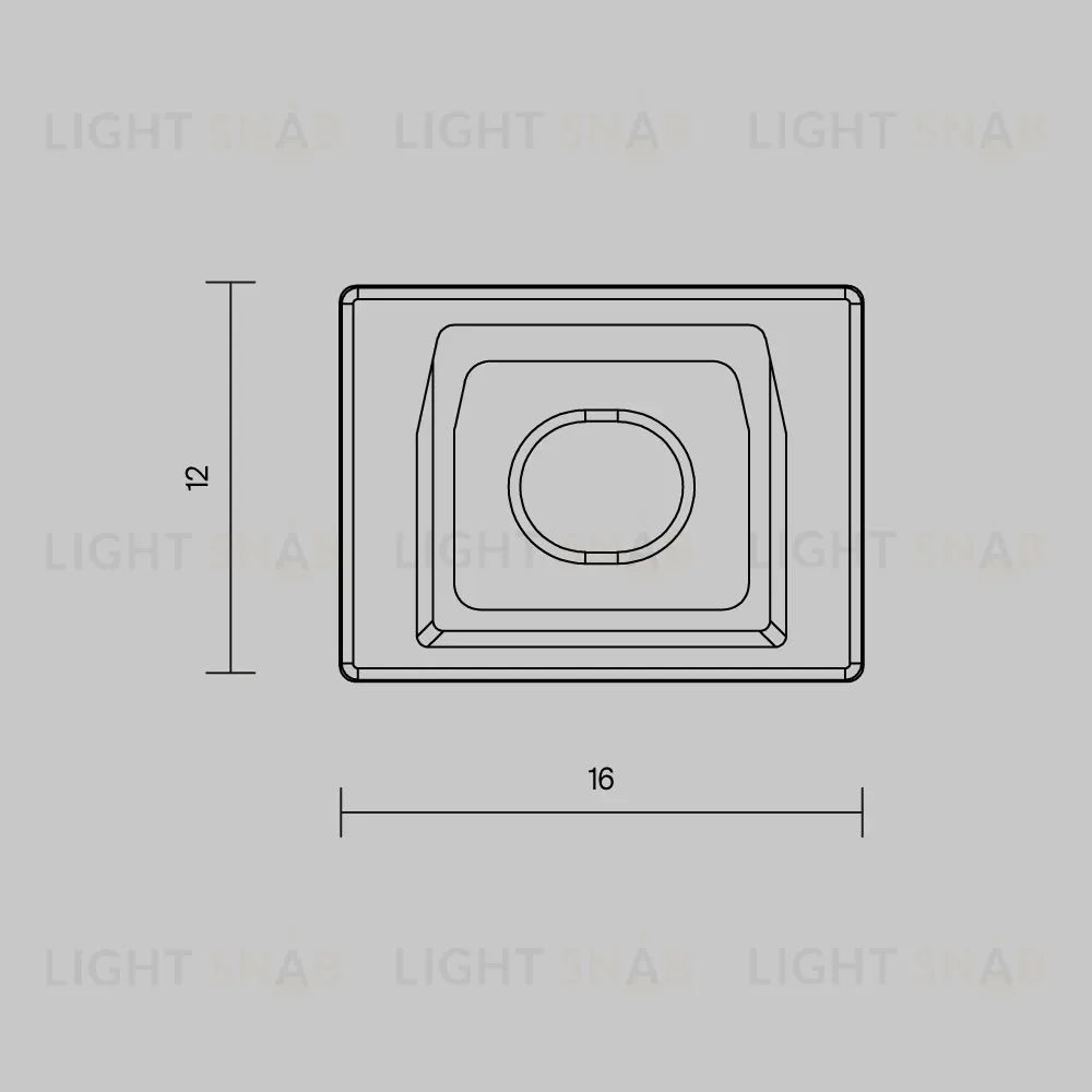 Комплект заглушек для профиля 16×12 10шт Maytoni Led Strip ALM-005-W-EC 642023 642023