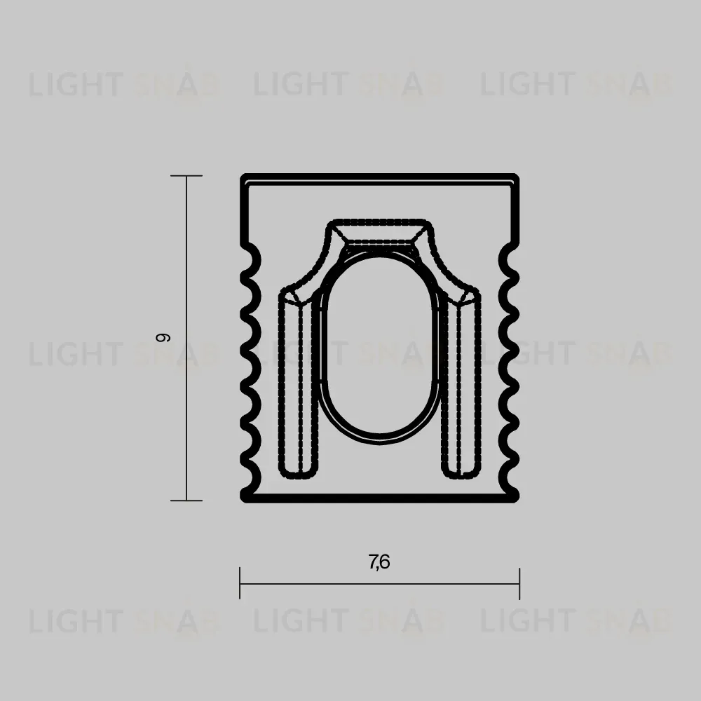 Комплект заглушек для профиля 08×09 10шт Maytoni Led Strip ALM-0809-EC 642069 642069