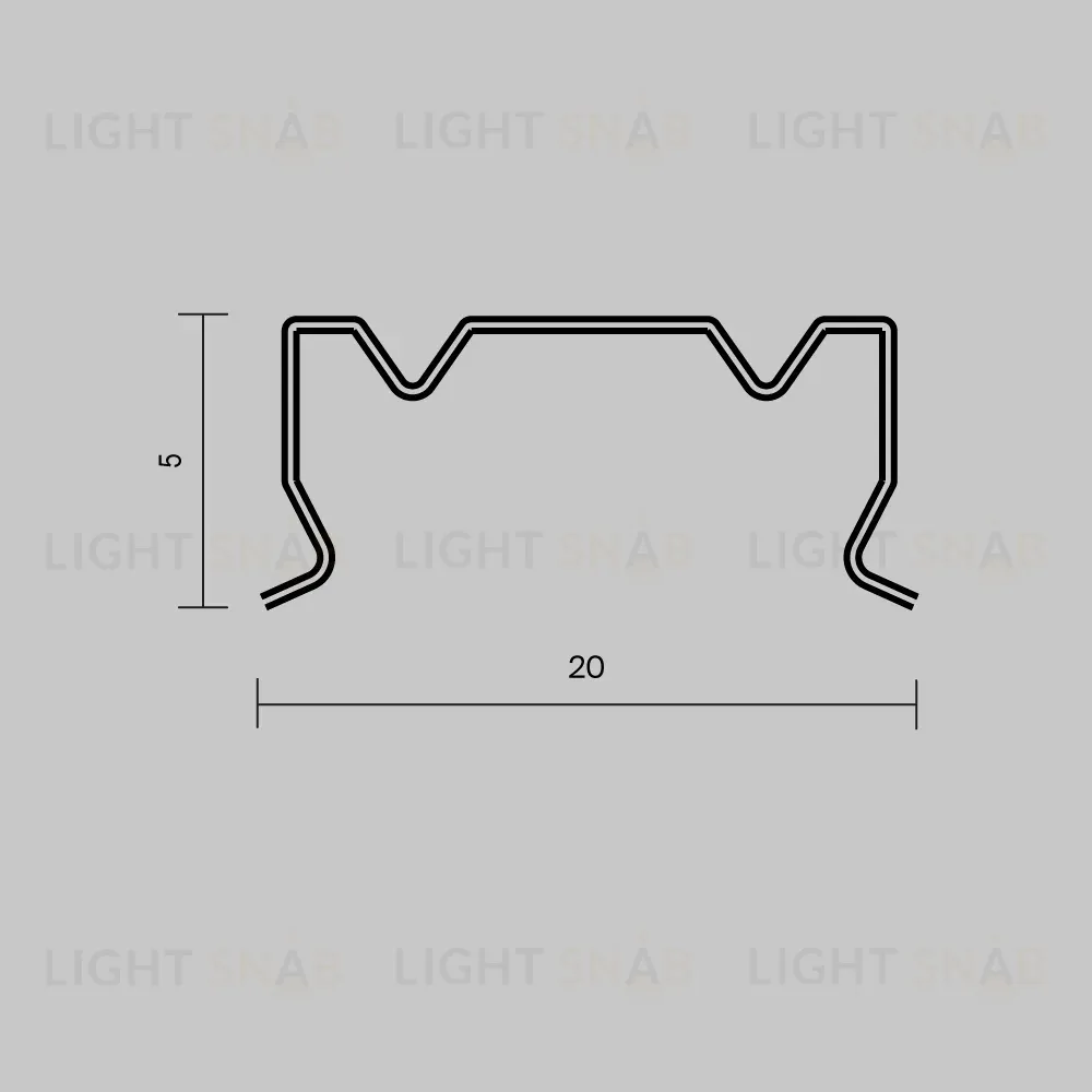 Комплект креплений для профиля 18×06 4шт Maytoni Led Strip ALM-1806-MT 642076 642076