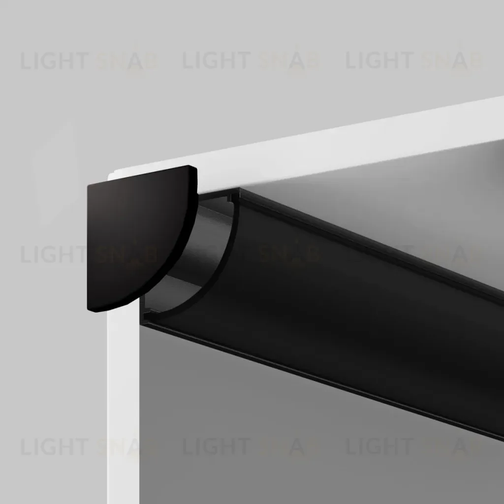 Комплект заглушек для профиля 16×16 2шт Maytoni Led Strip ALM-1616R-B-EC 642029 642029