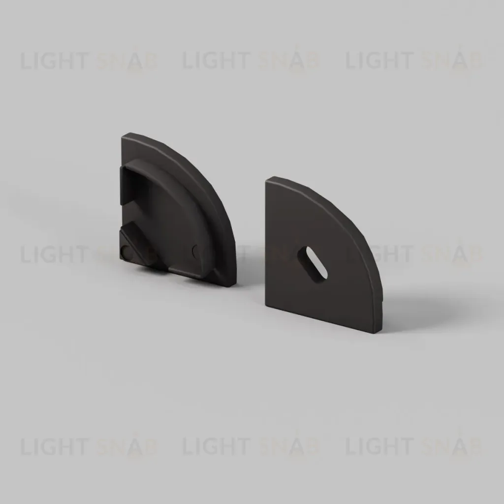 Комплект заглушек для профиля 16×16 2шт Maytoni Led Strip ALM-1616R-B-EC 642029 642029