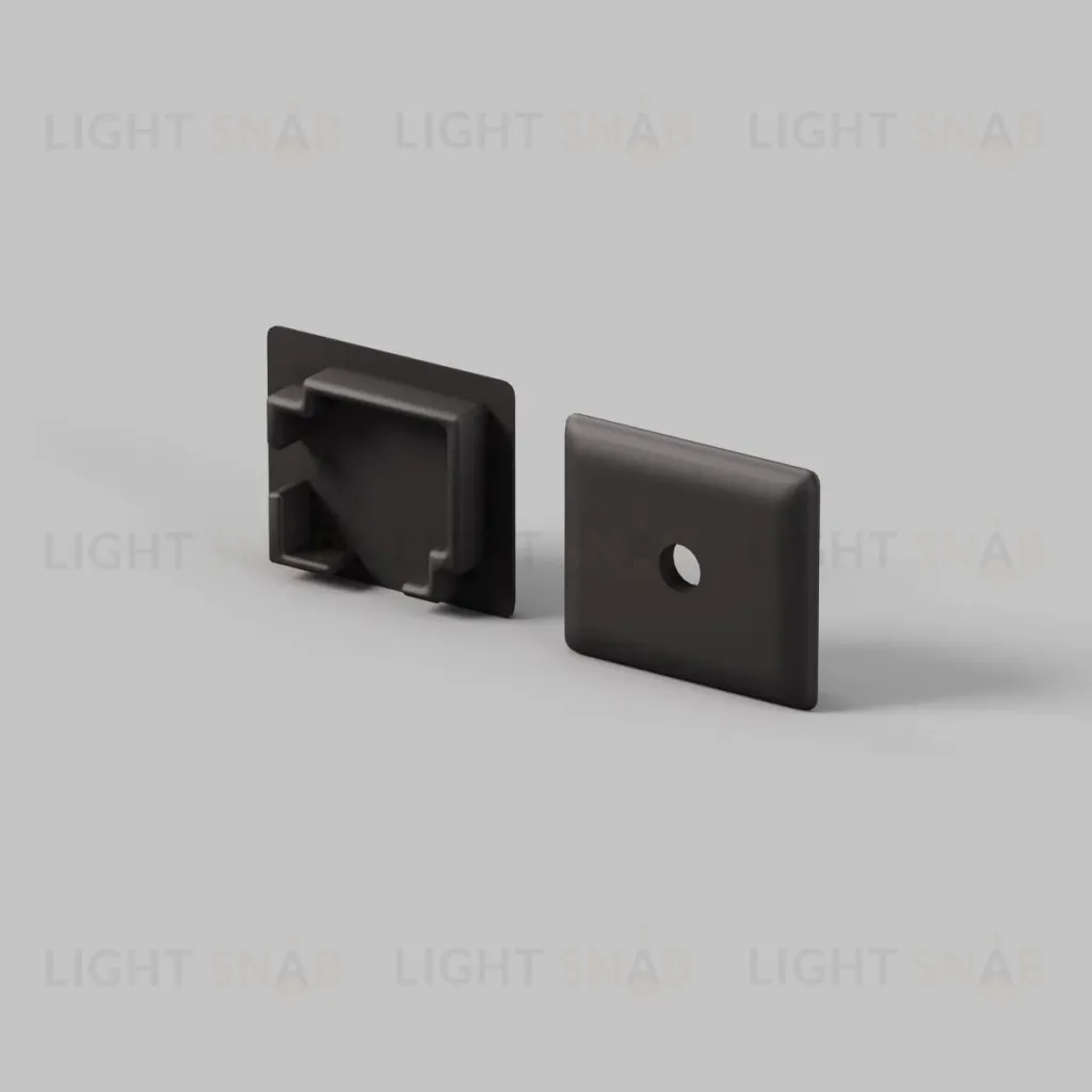 Комплект заглушек для профиля 16×16 2шт Maytoni Led Strip ALM-1616S-B-EC 642030 642030